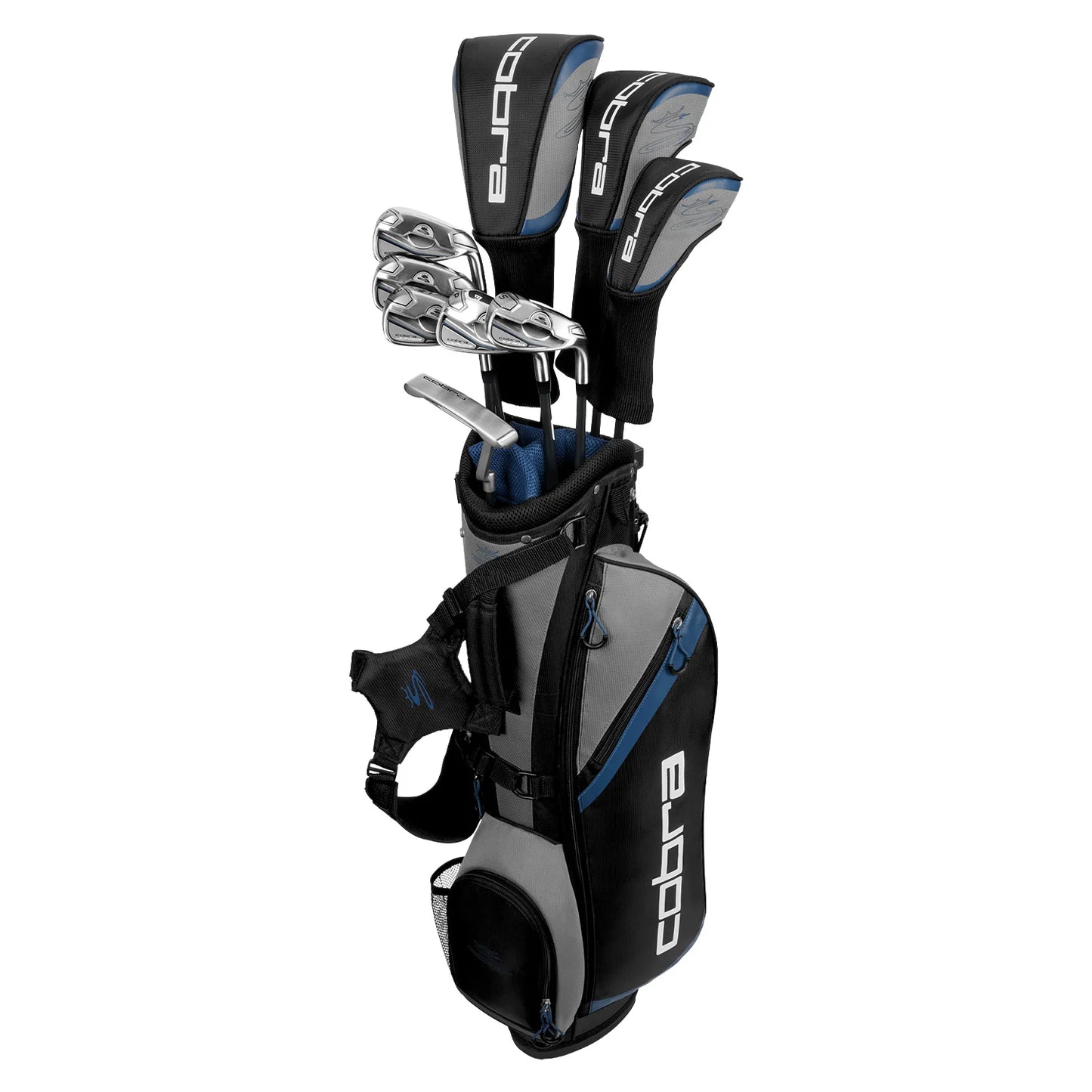 COBRA JUNIOR 7-9 BOX SET BLACK BLUE RH MN (Iron 7,9, SW)
