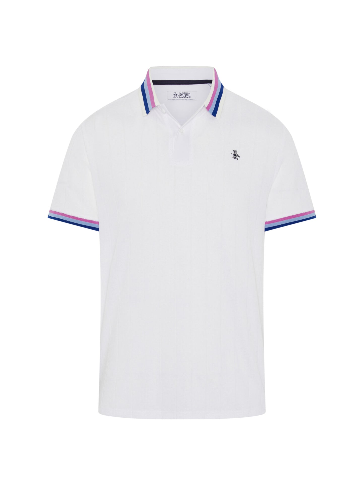PERFORMANCE POLO W/ RIBBED BLOCKING