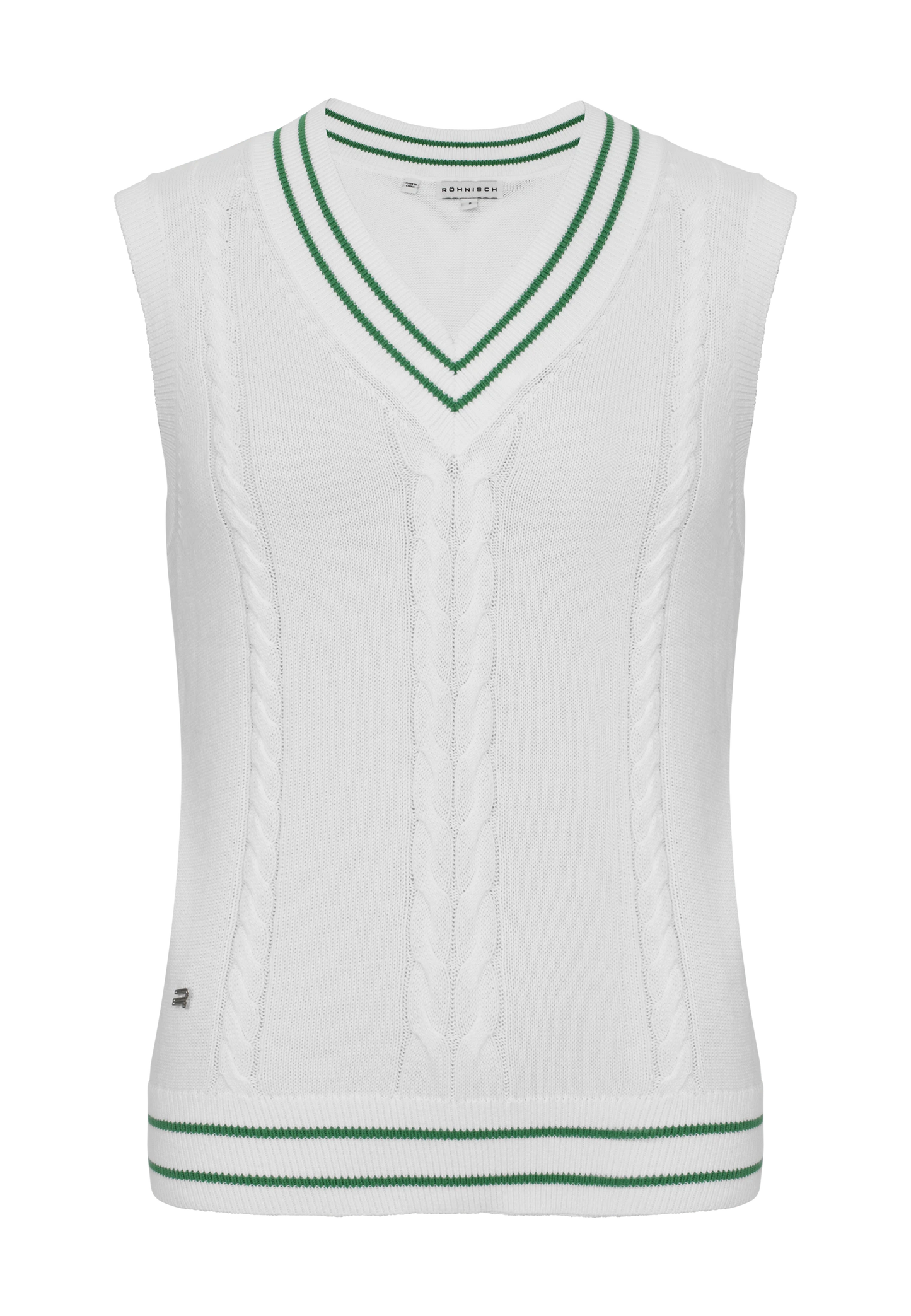 Cotton cable vest