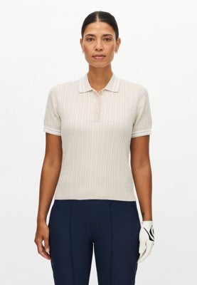 Classic cable poloshirt