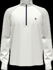 MIXED MEDIA 1/4 ZIP PULLOVER