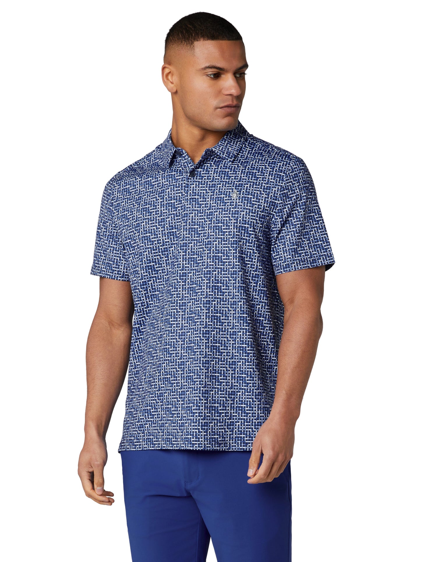 COLOR THEORY GINGHAM POLO